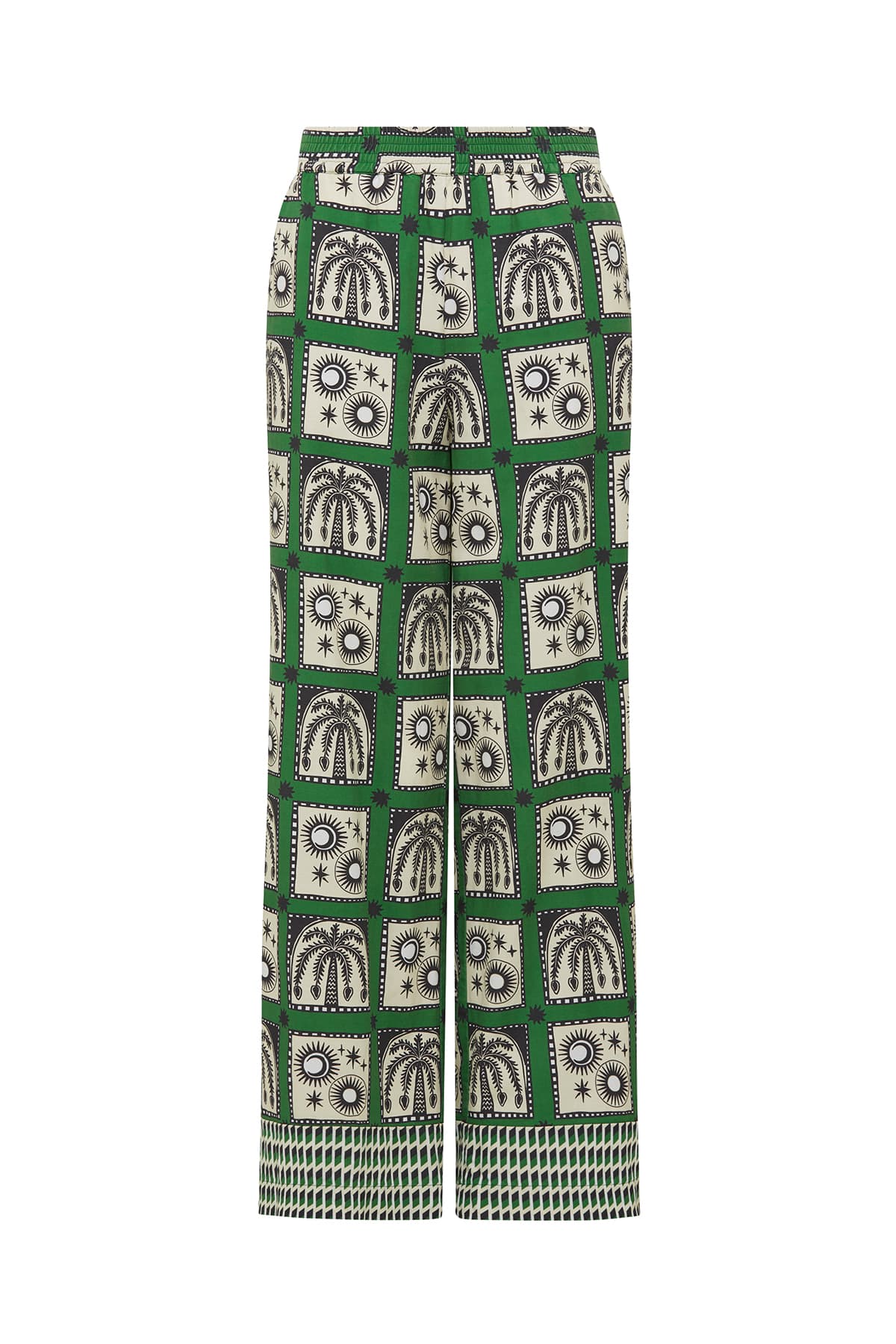 Raffles Pant - Green Print - Image 2
