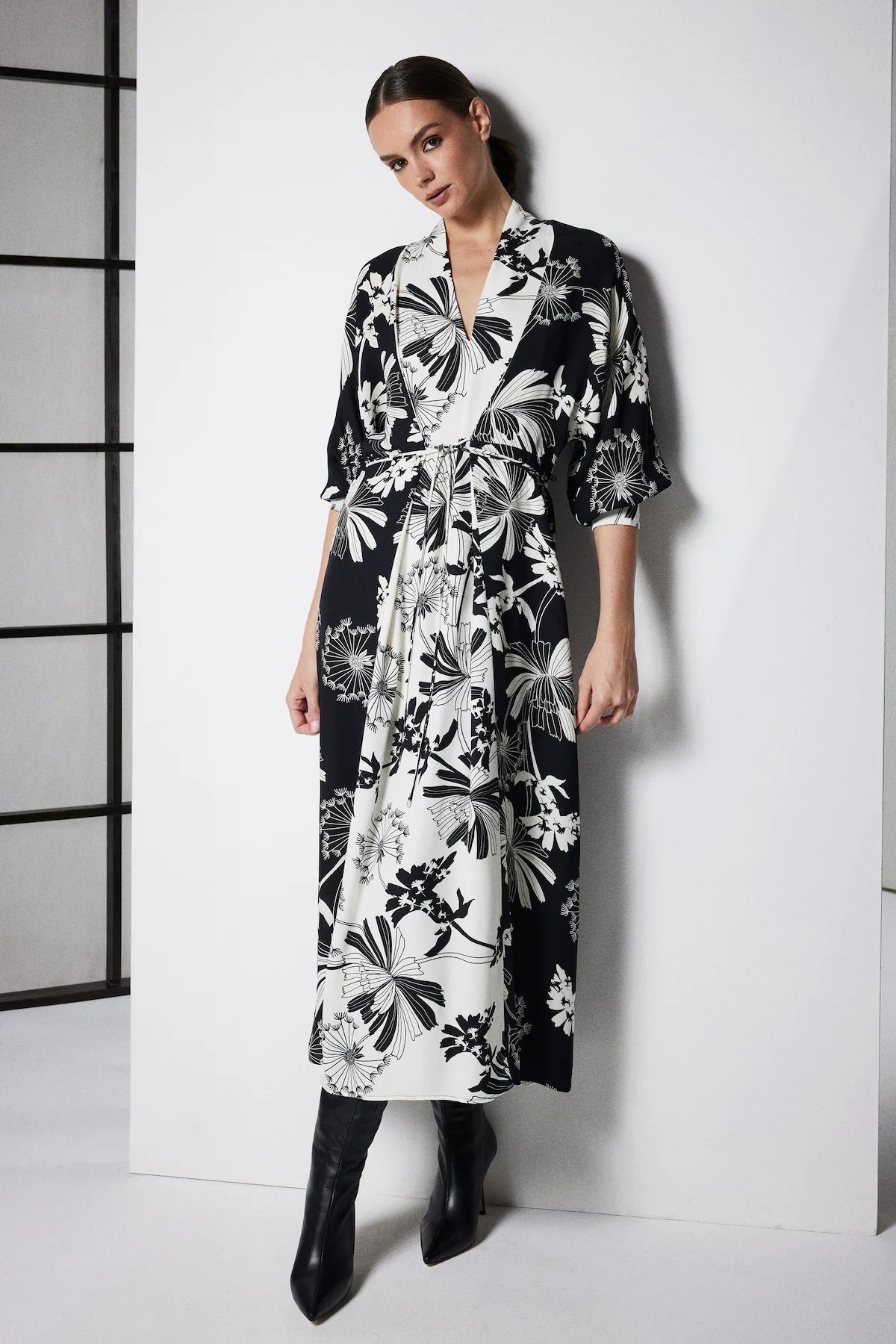 Rita Midi Dress - Deco Print - Image 3