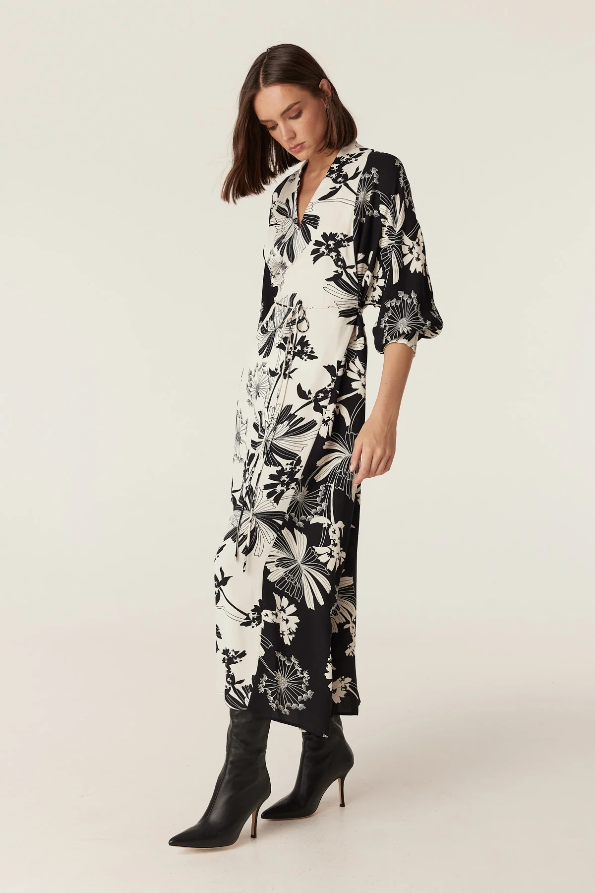 Rita Midi Dress - Deco Print - Image 4