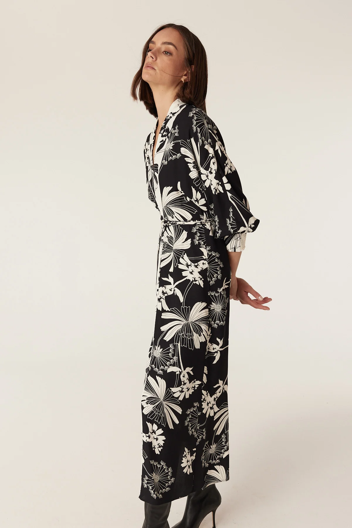 Rita Midi Dress - Deco Print - Image 7