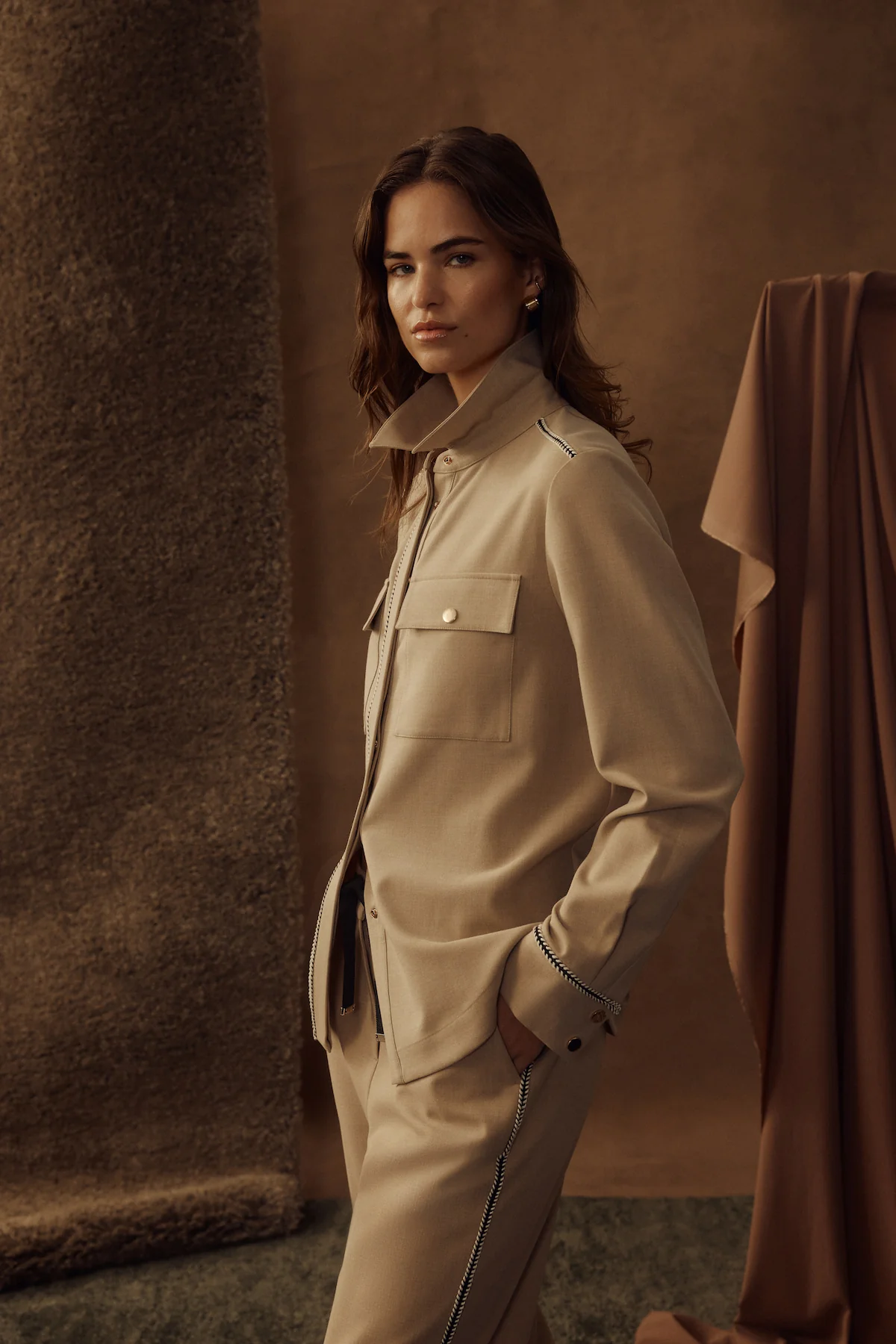 Row Shirt - Camel - Image 3