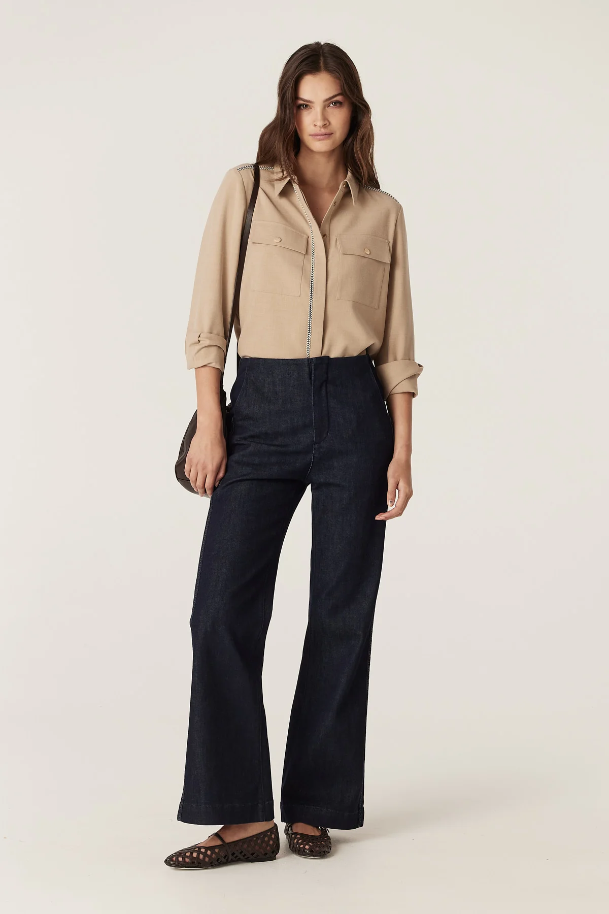 Row Shirt - Camel - Image 7