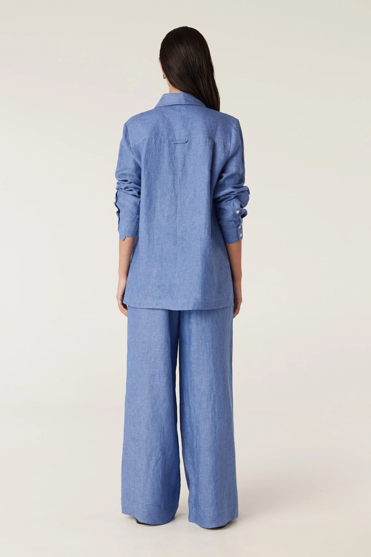 Sail Linen Pant - Blue Marle - Image 5