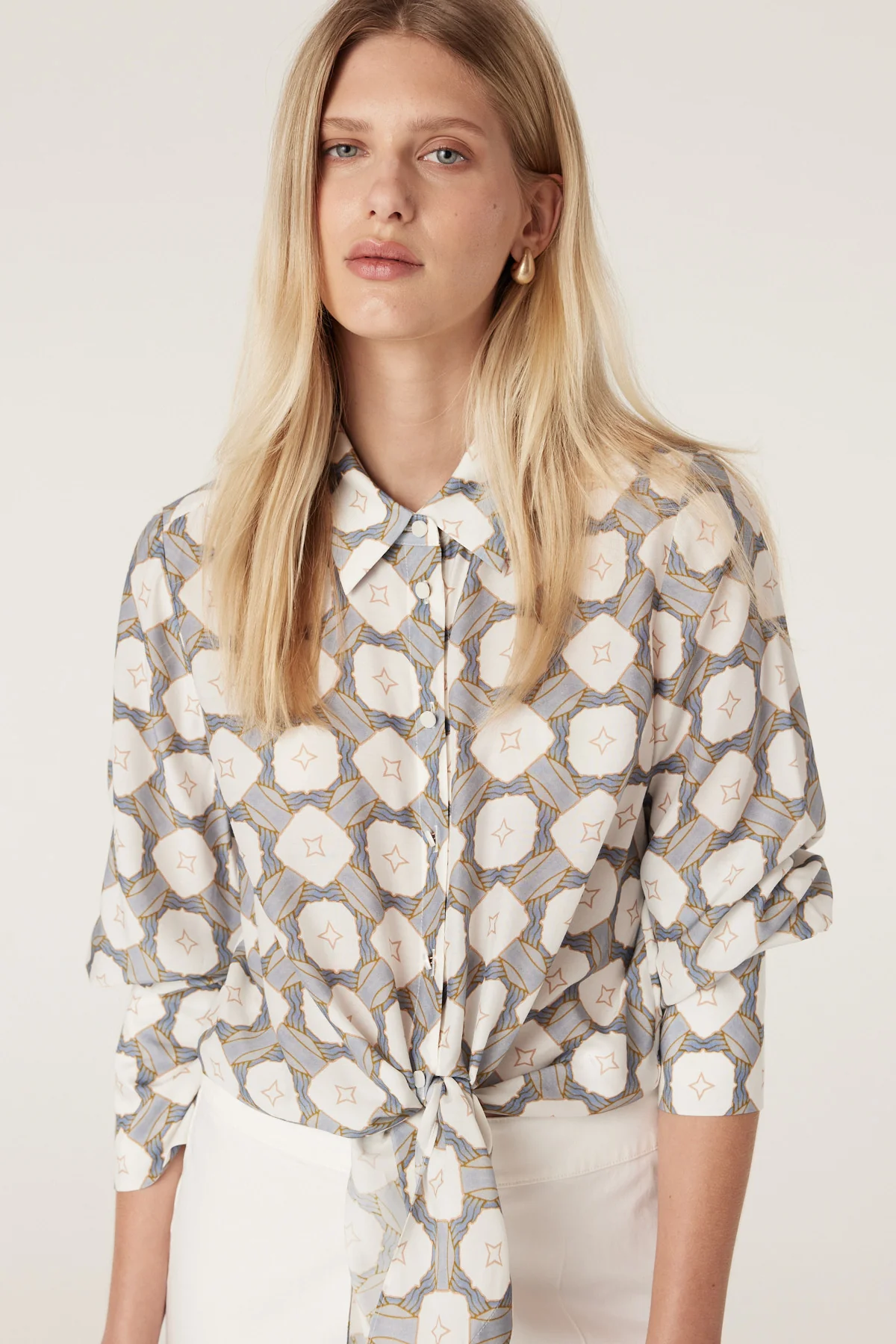 Sana Blouse - Tile Print - Image 7