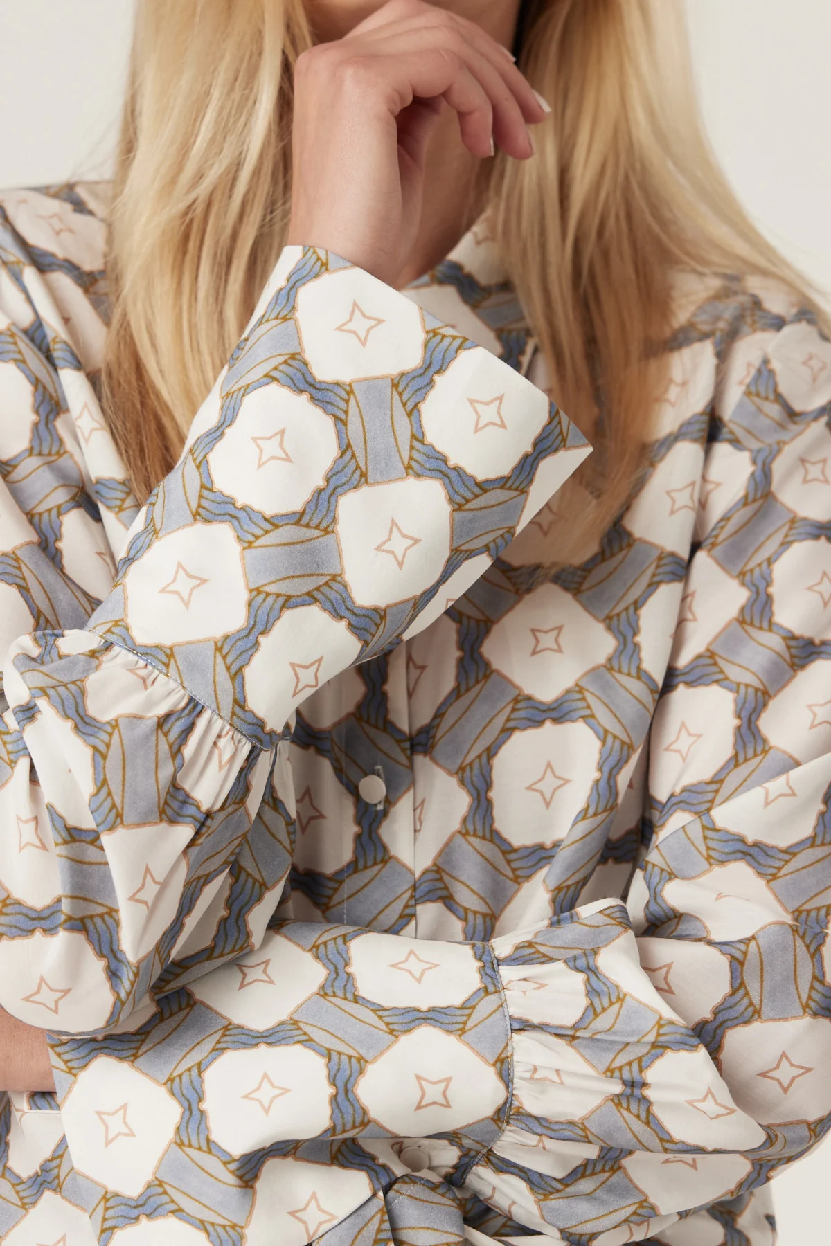 Sana Blouse - Tile Print - Image 8