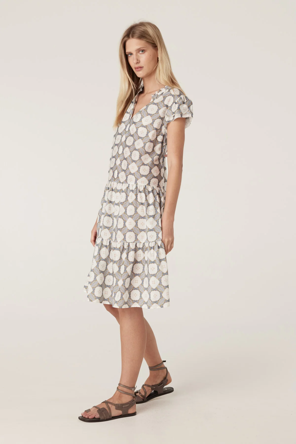 Sana Dress - Tile Print - Image 4