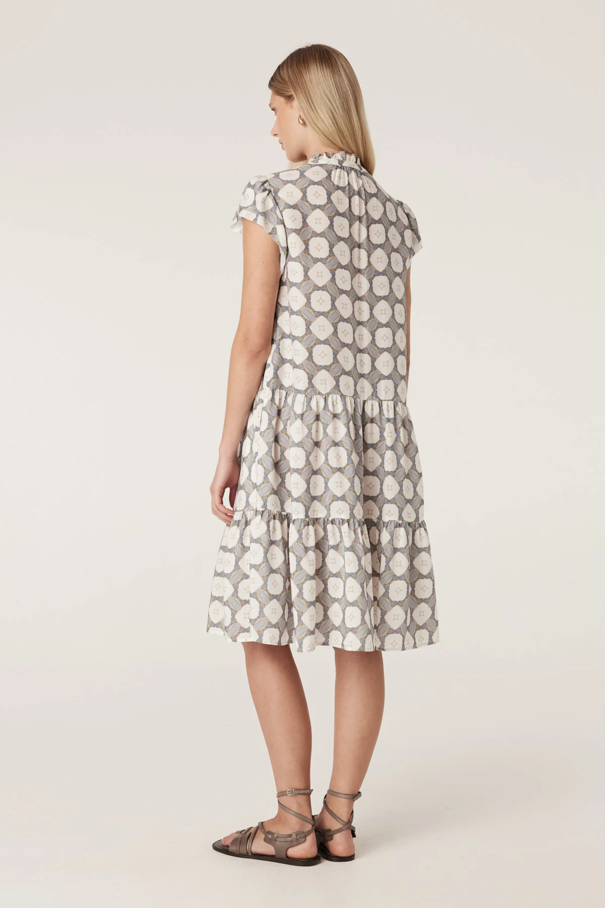 Sana Dress - Tile Print - Image 5