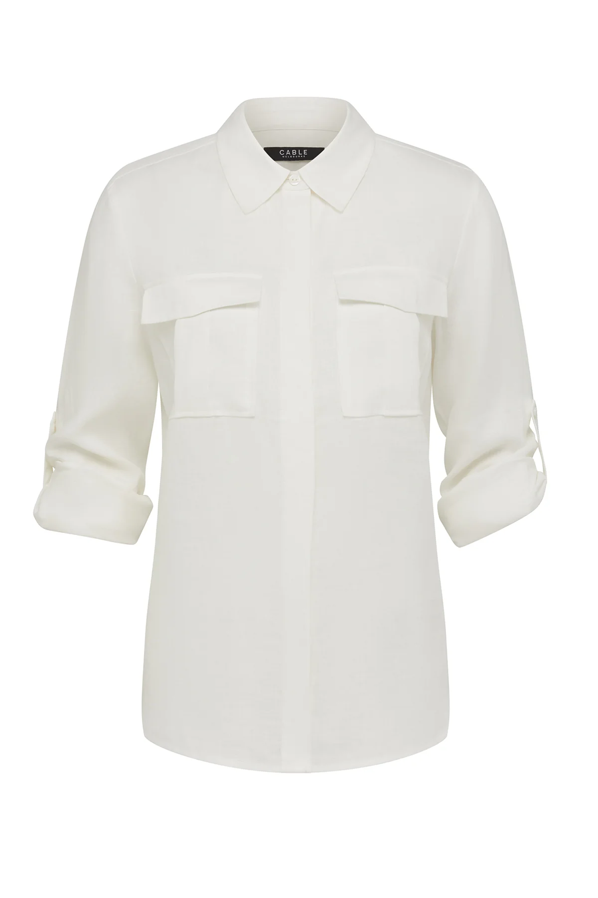 Sands Linen Shirt - White - Image 8
