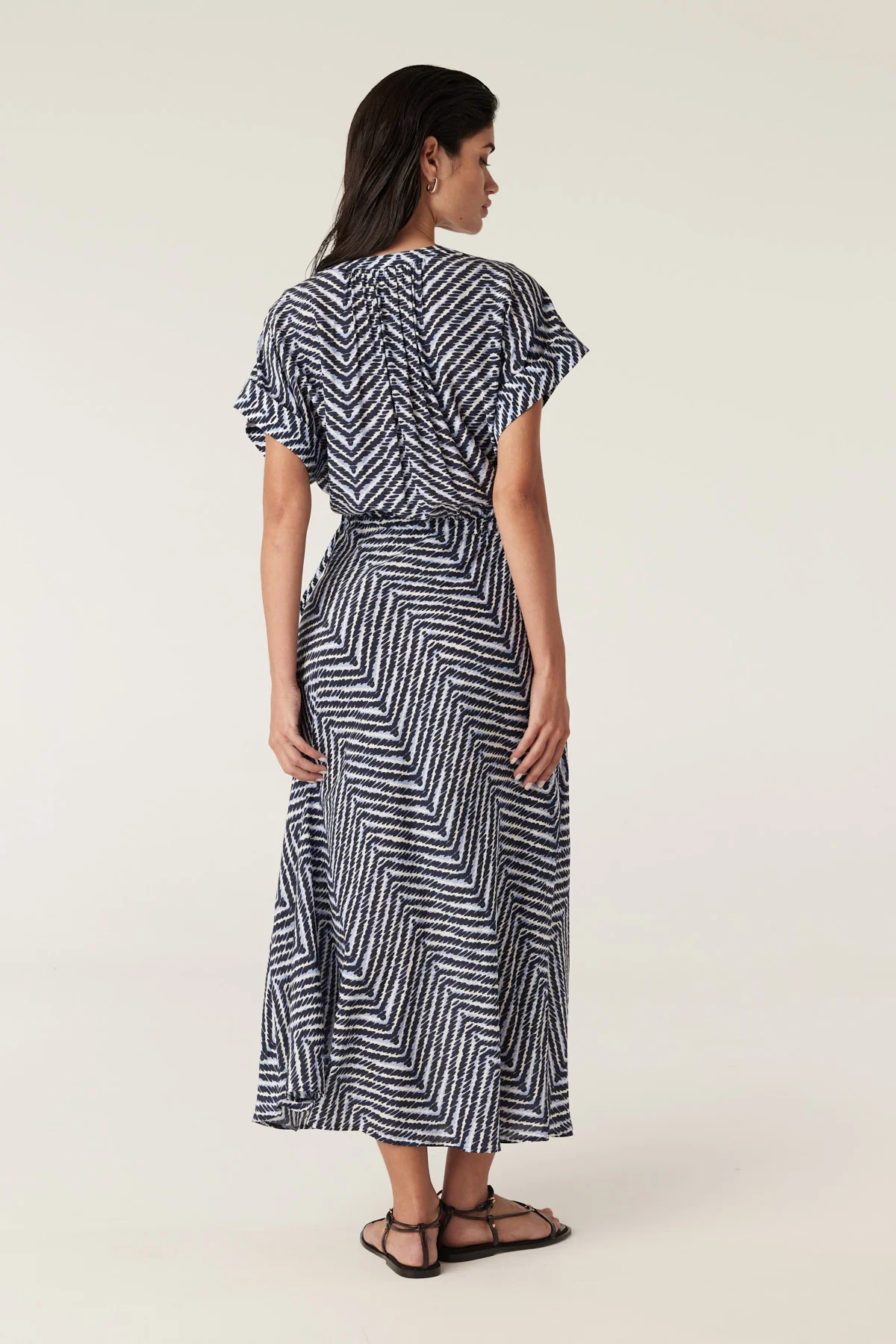 Sea Breeze Dress - Chevron Print - Image 5