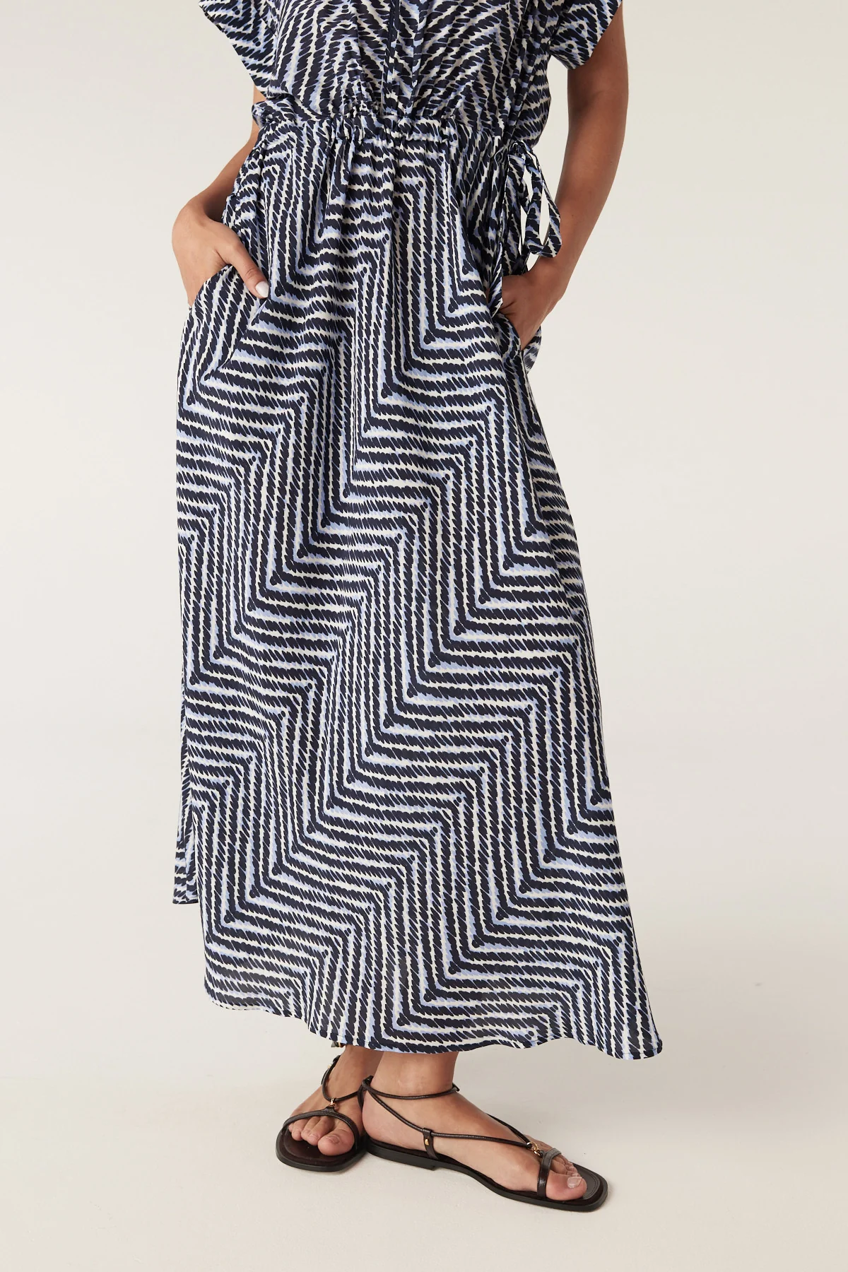 Sea Breeze Dress - Chevron Print - Image 6