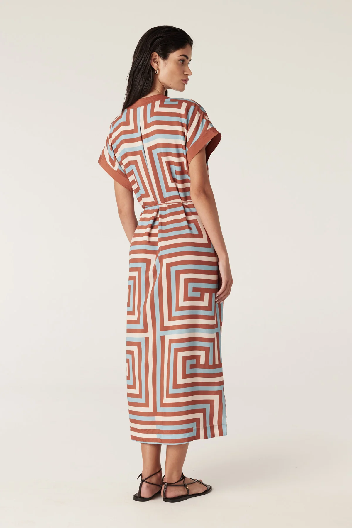Sierra Dress - Maze Print - Image 5