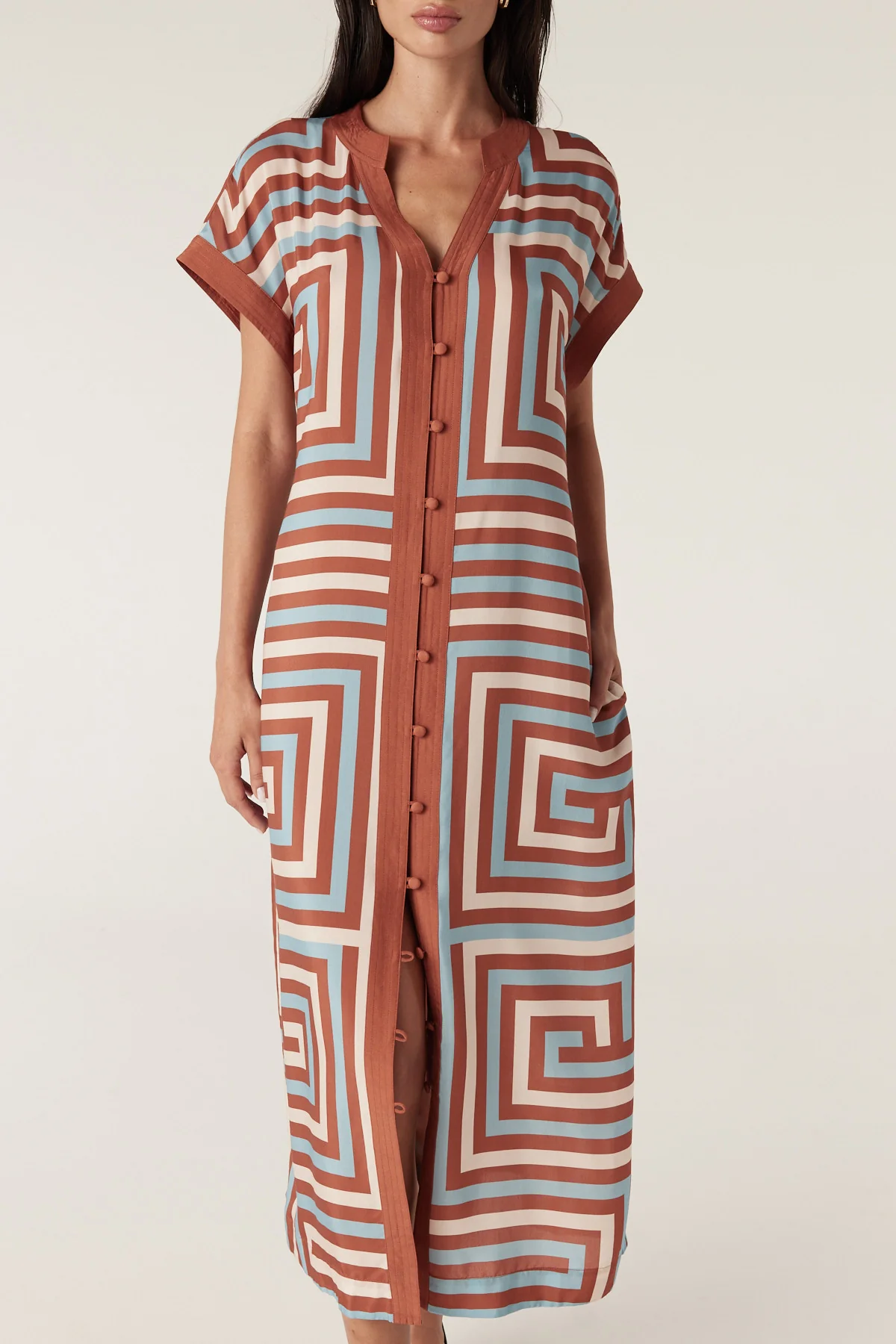 Sierra Dress - Maze Print - Image 6