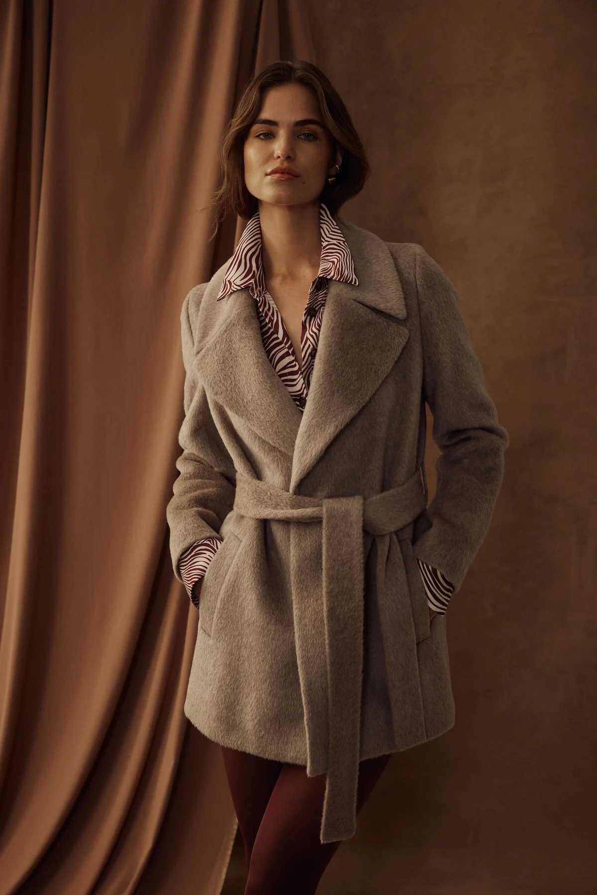 Sinclair Coat - Fawn - Image 3