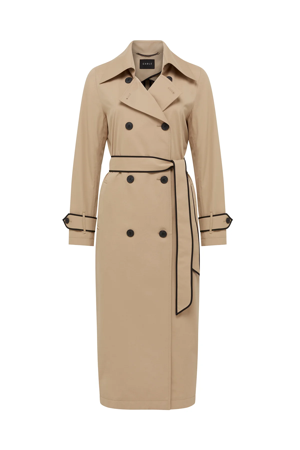 Sofia Spring Trench Coat - Biscuit - Image 2