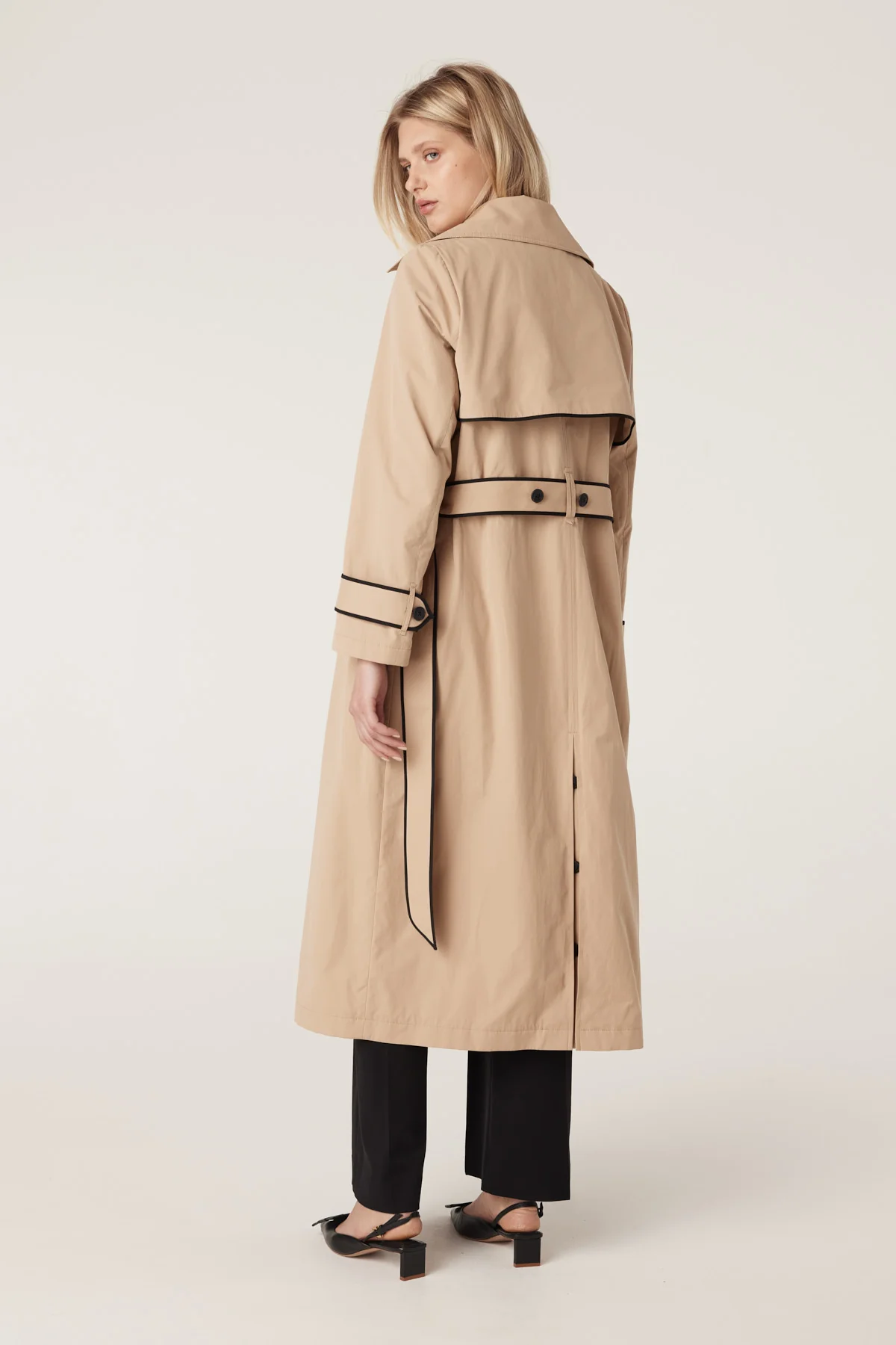 Sofia Spring Trench Coat - Biscuit - Image 5