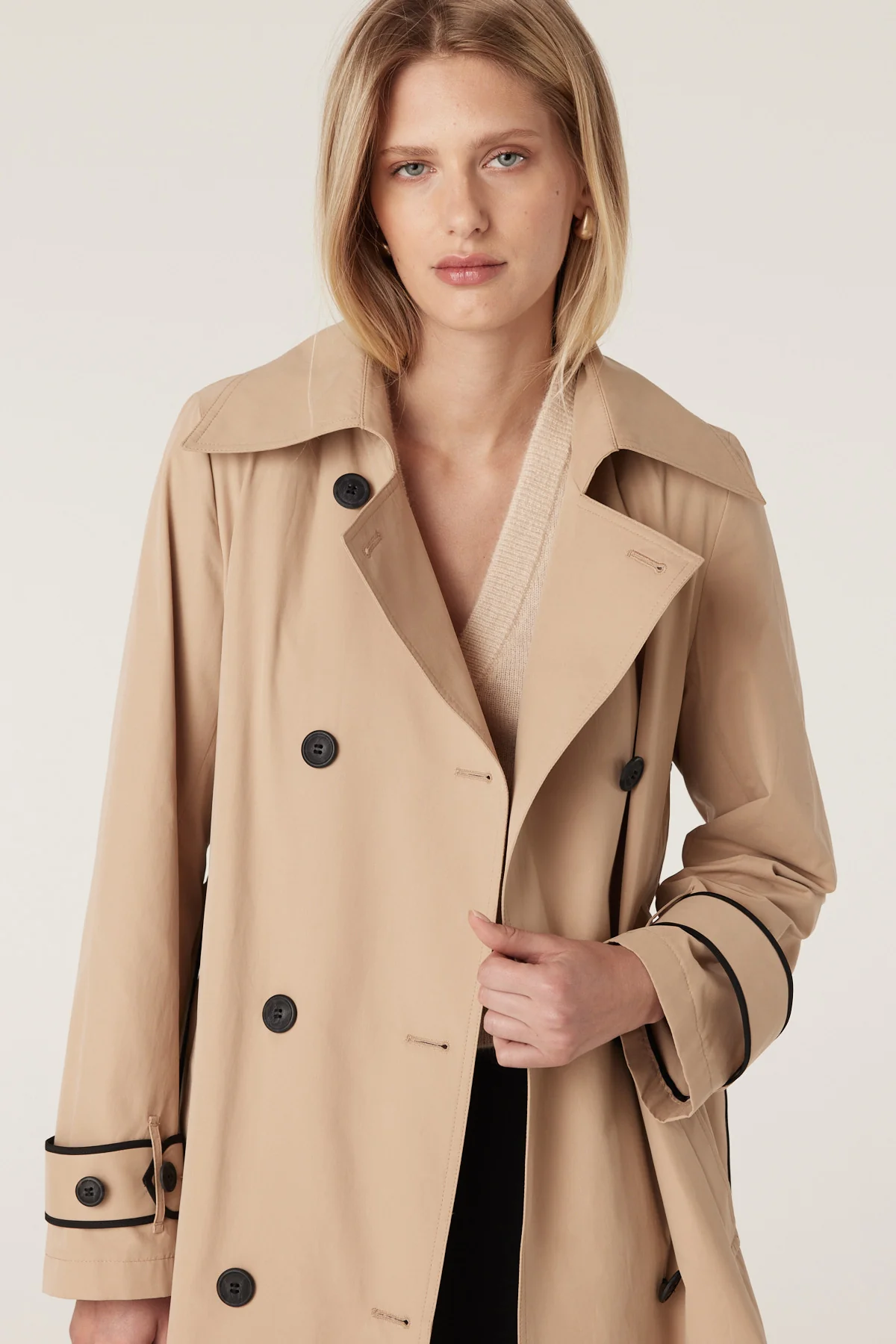 Sofia Spring Trench Coat - Biscuit - Image 7