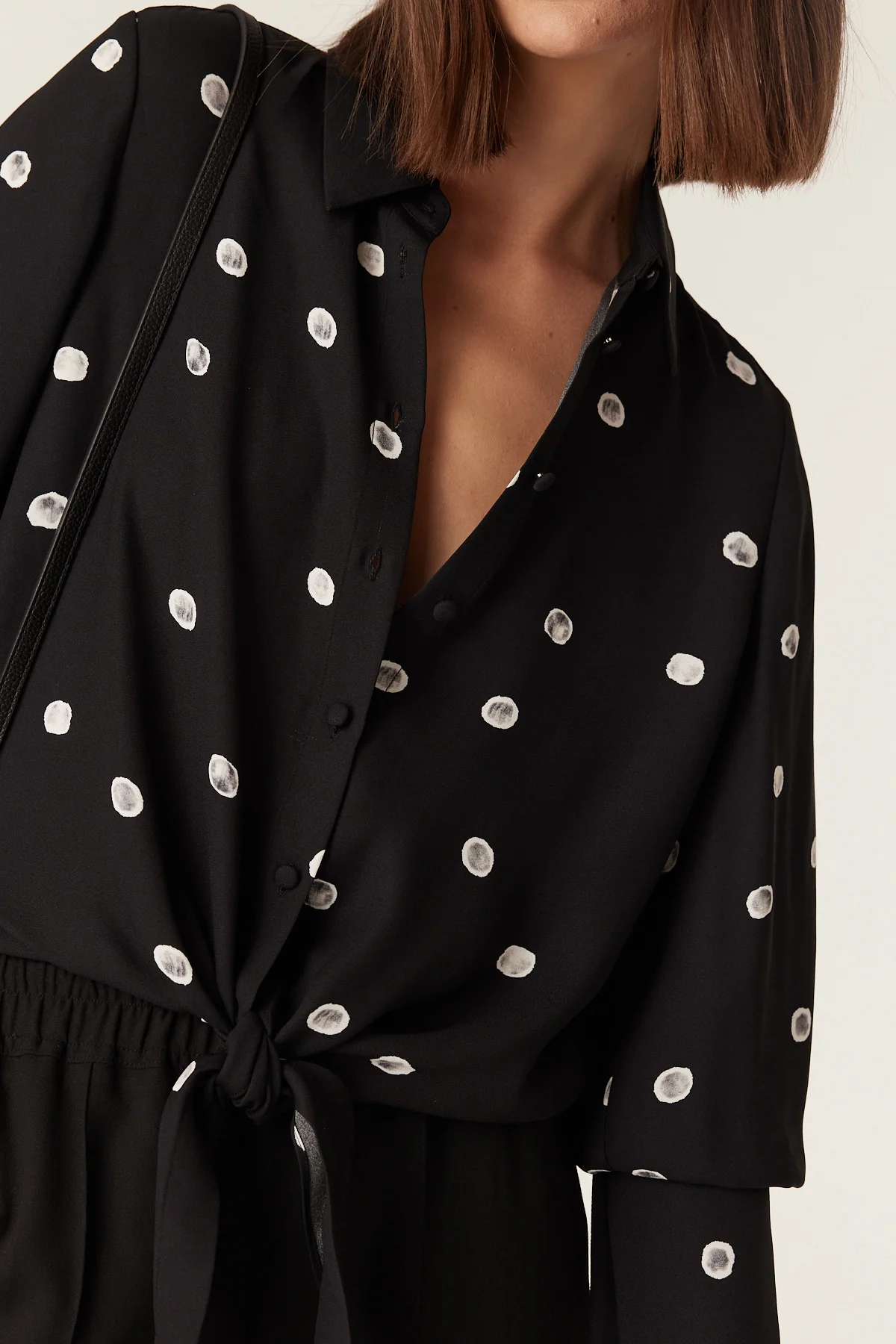 Hepburn Blouse - Black Spot - Image 3