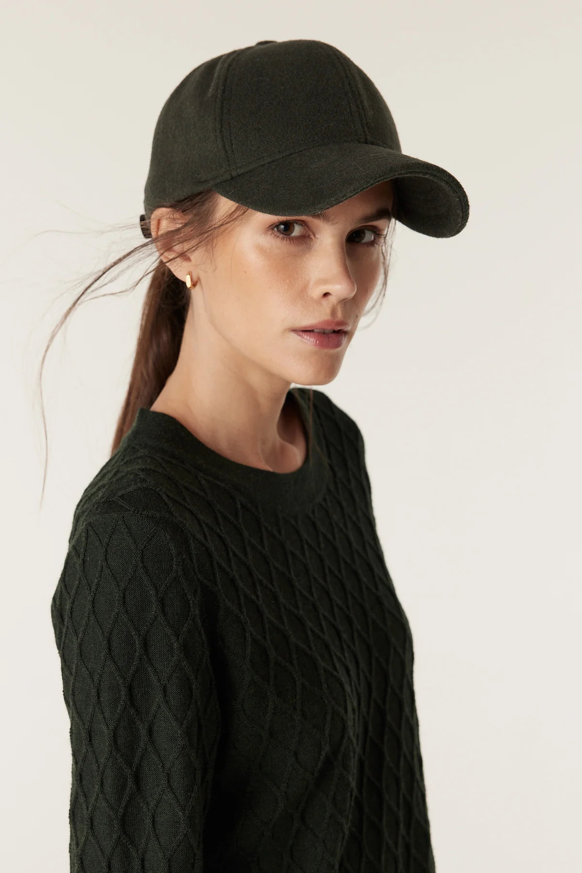 The Hampden Merino Wool Jumper - Moss - Image 4