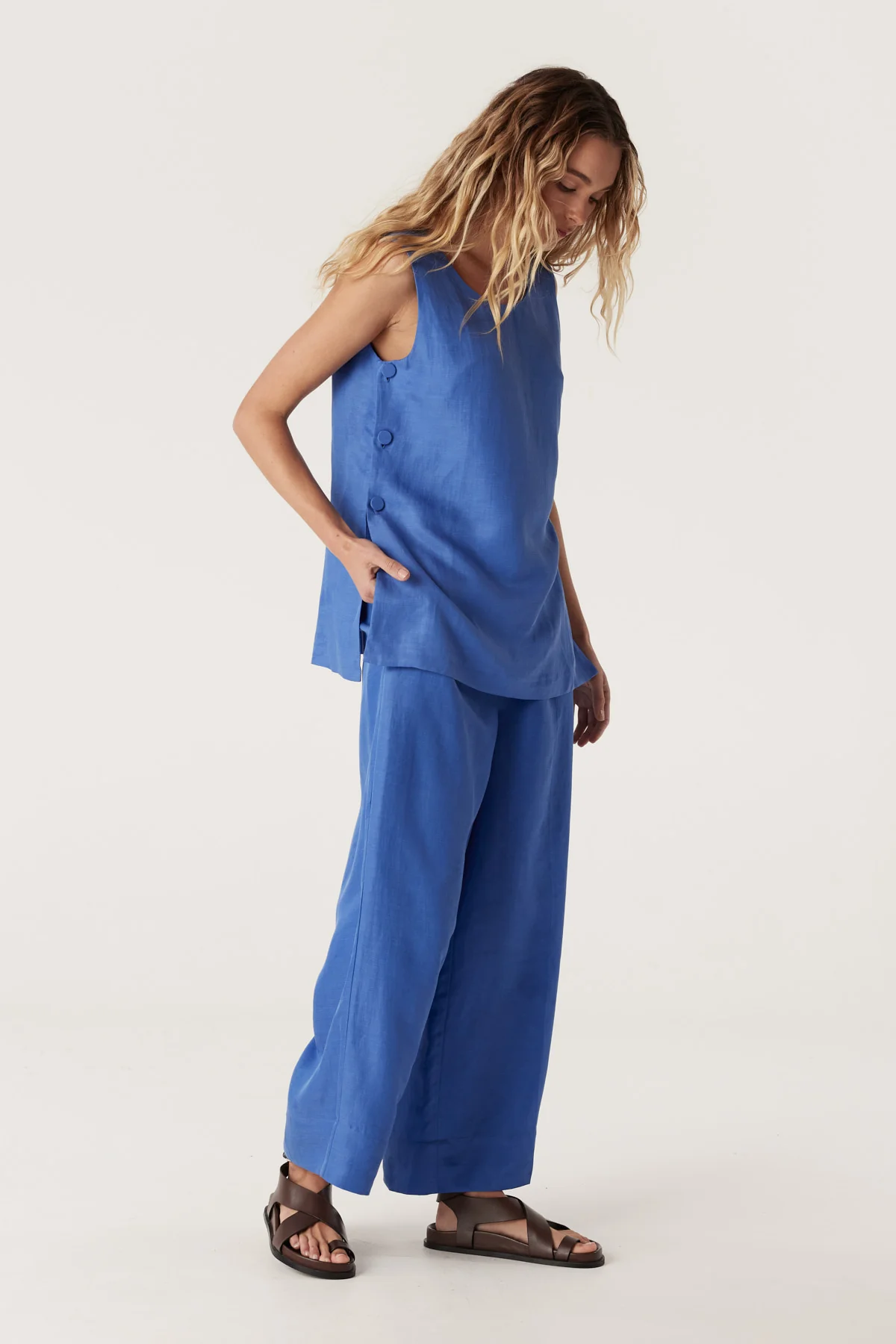 Tyler Top - Cornflower Blue - Image 4