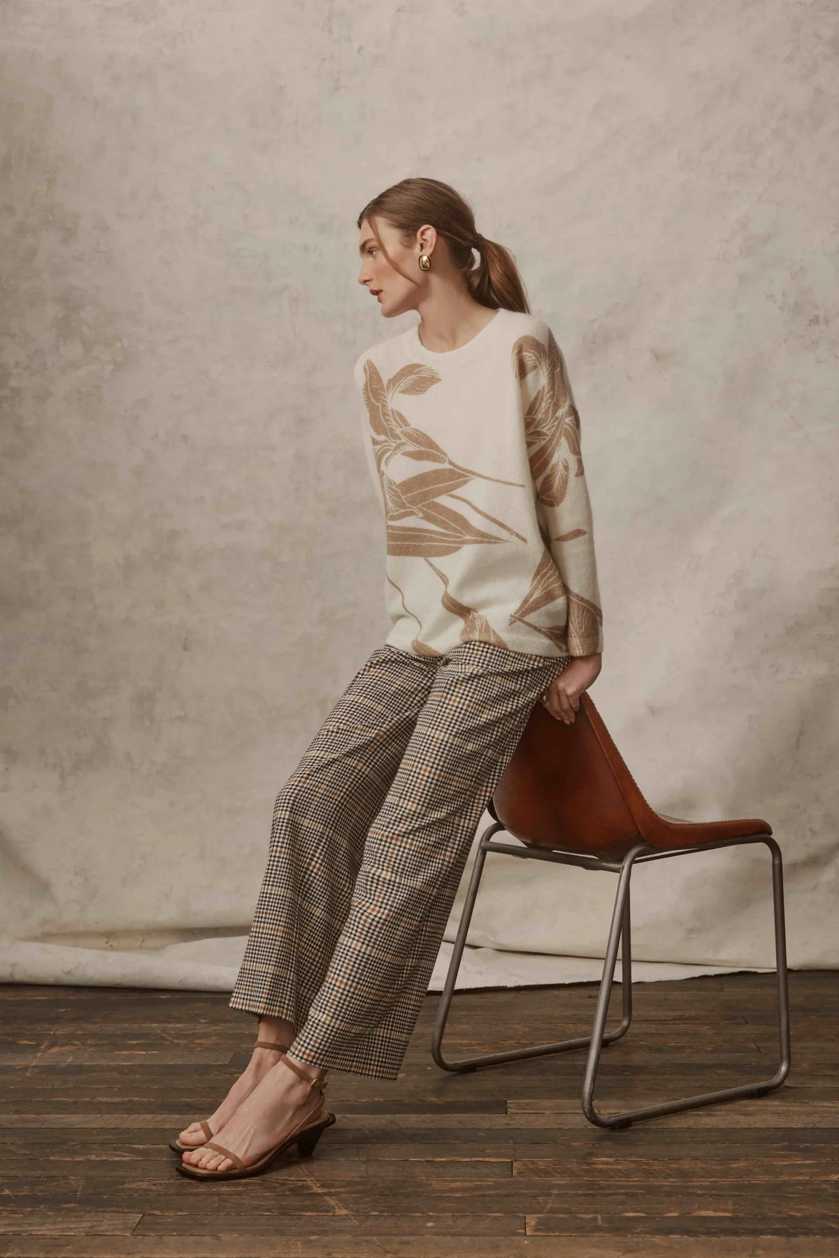 Winston Check Pant - Camel Check - Image 7