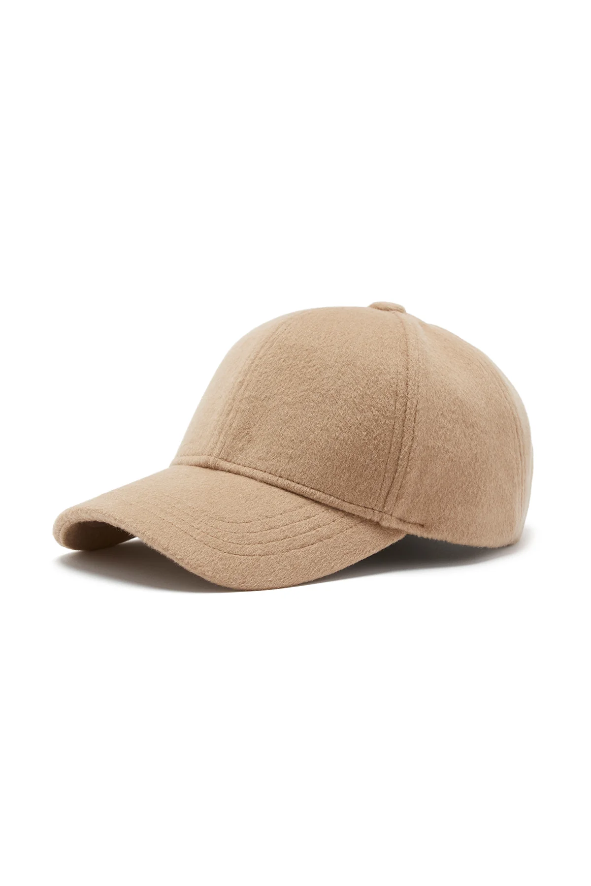 Wool Cashmere Cap - Camel - Image 2