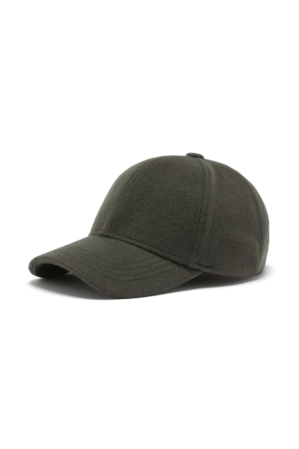 Wool Cashmere Cap - Moss - Image 2