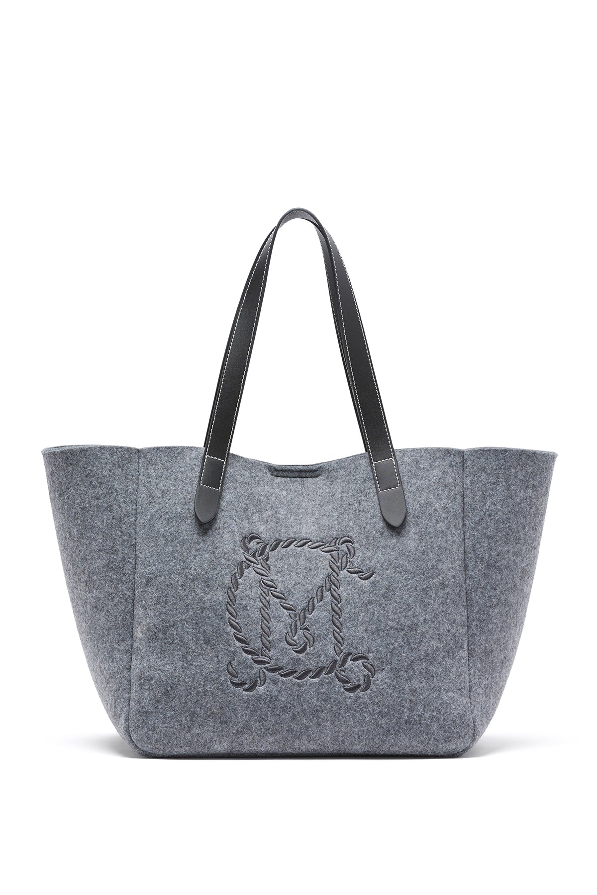 Wool Travel Tote - Charcoal Marle - Image 2