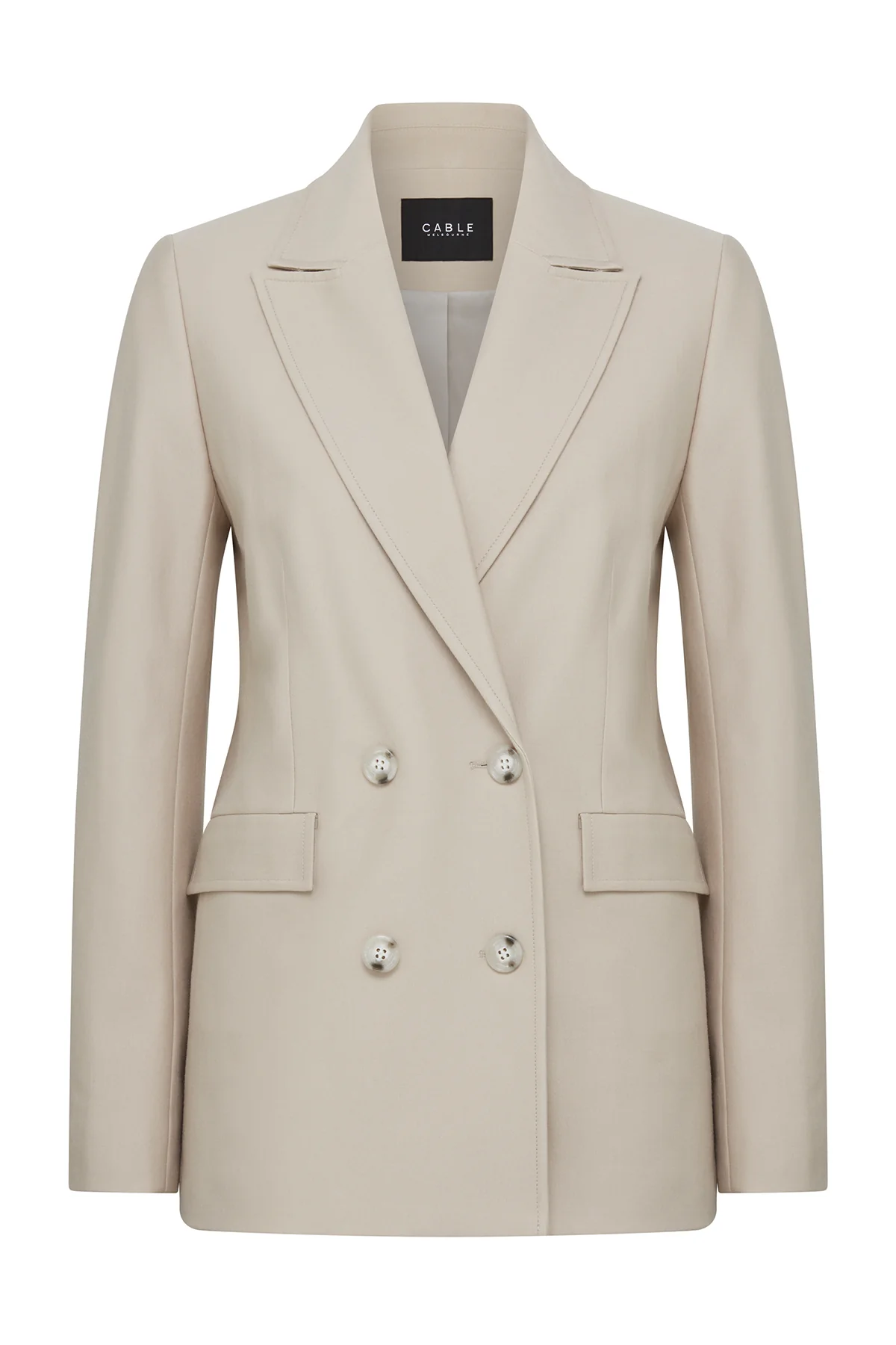 Yoko Ponti Blazer - Stone - Image 2