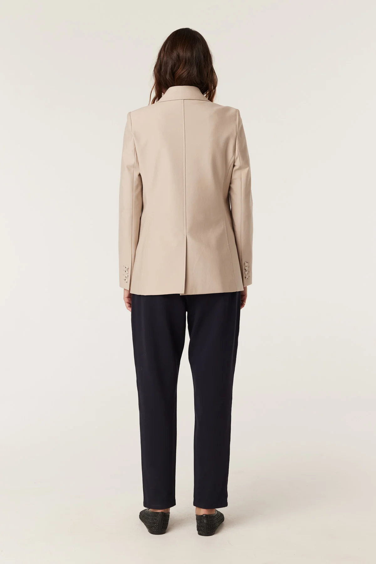 Yoko Ponti Blazer - Stone - Image 6