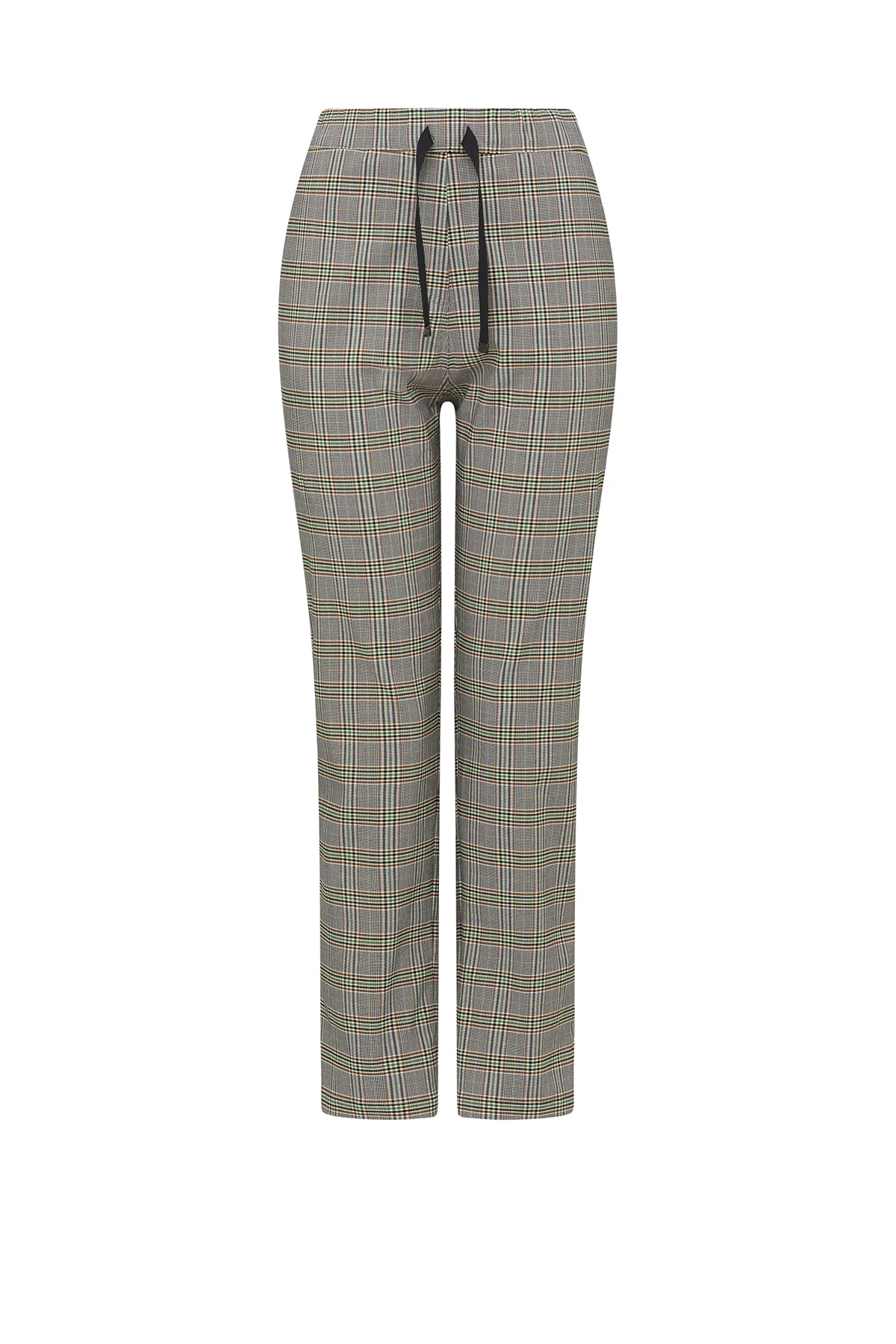 Zoe Check Jogger - Green Check - Image 2